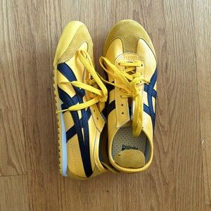 Yellow ASICS Onitsuka Tiger sneakers men’s 8.5 EU 42 EUC